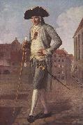 Johann Carl Wilck Portrait des Barons Rohrscheidt oil painting on canvas